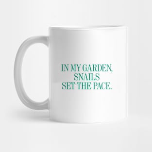 Snail's Pace Garden Mug